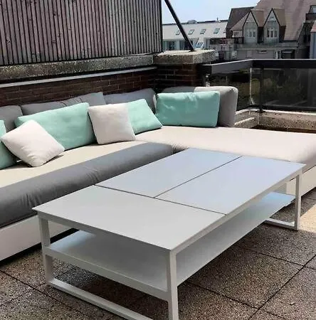 Cosy Penthouse Op Toplocatie Met Parking * クノック・ヘイスト